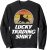 Funny Day Lucky Trading Shirt Stock Trader Gift Retro Bull Sweatshirt
